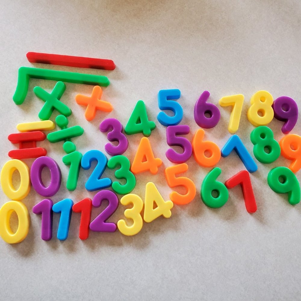 Magnetic Numbers with Math Symbols - Picture 1 of 2